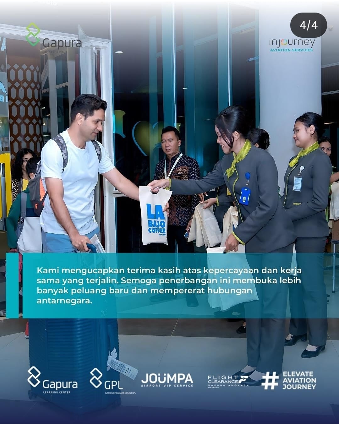 Labajo Flores Coffee Celebrates the Inaugural Jetstar Asia Flight Connecting Labuan Bajo and Singapore