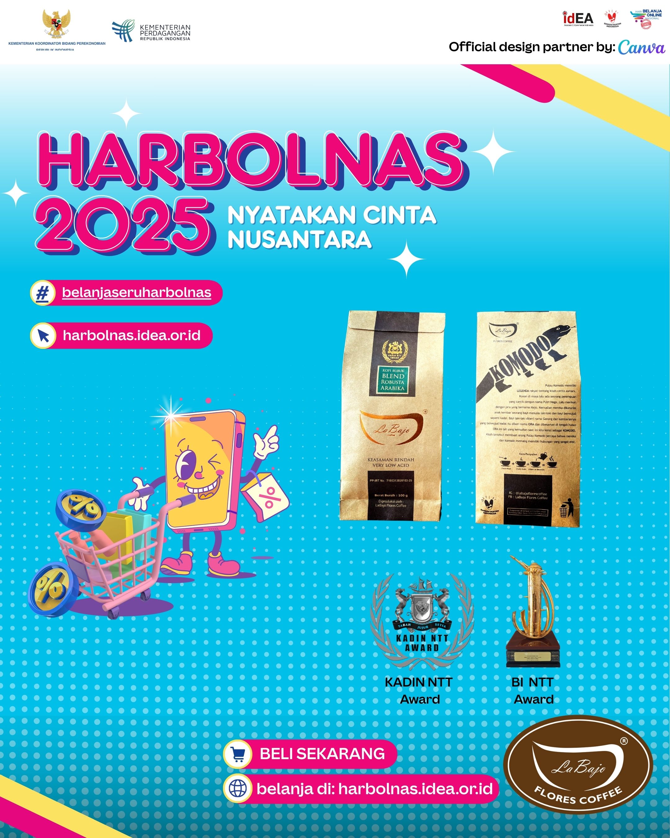 Labajo Flores Coffee Selected for Harbolnas 2025 — Proudly Representing NTT’s Local Coffee